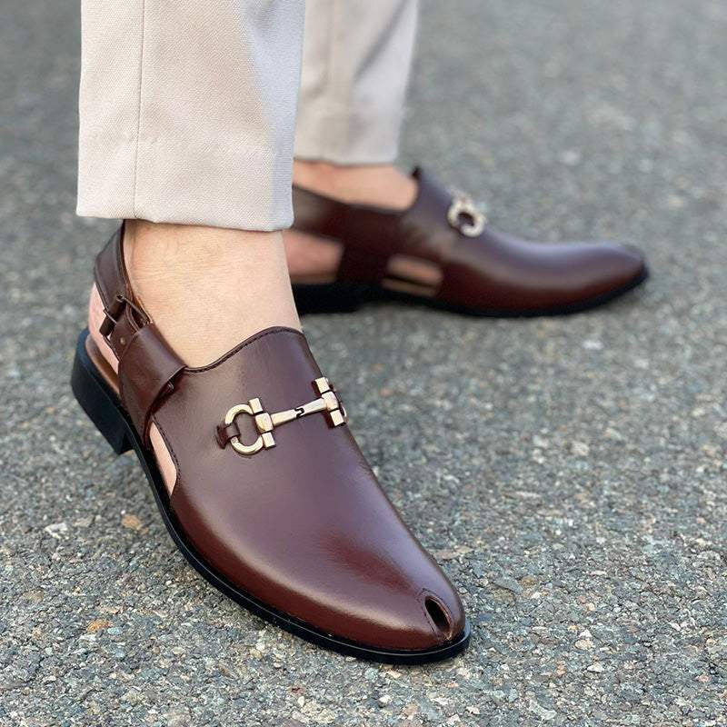 The Unique Brown/Black Leather Kheri