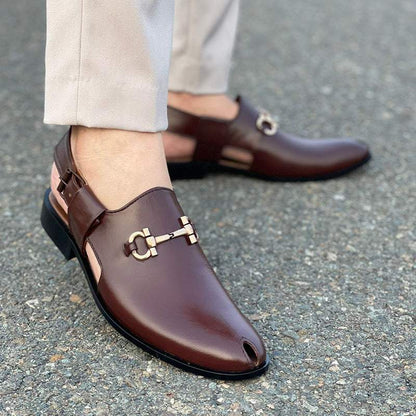 The Unique Brown/Black Leather Kheri