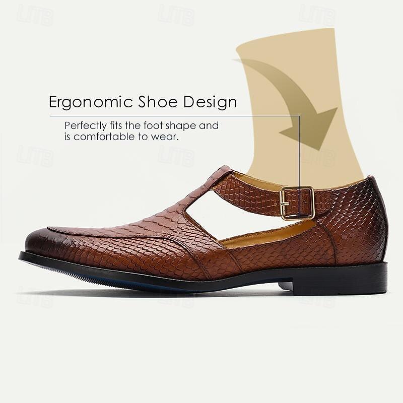 Men's genuine leather sandals