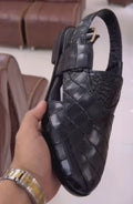 Vintage Crocodile Leather Sandals