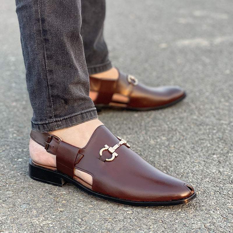 The Unique Brown/Black Leather Kheri