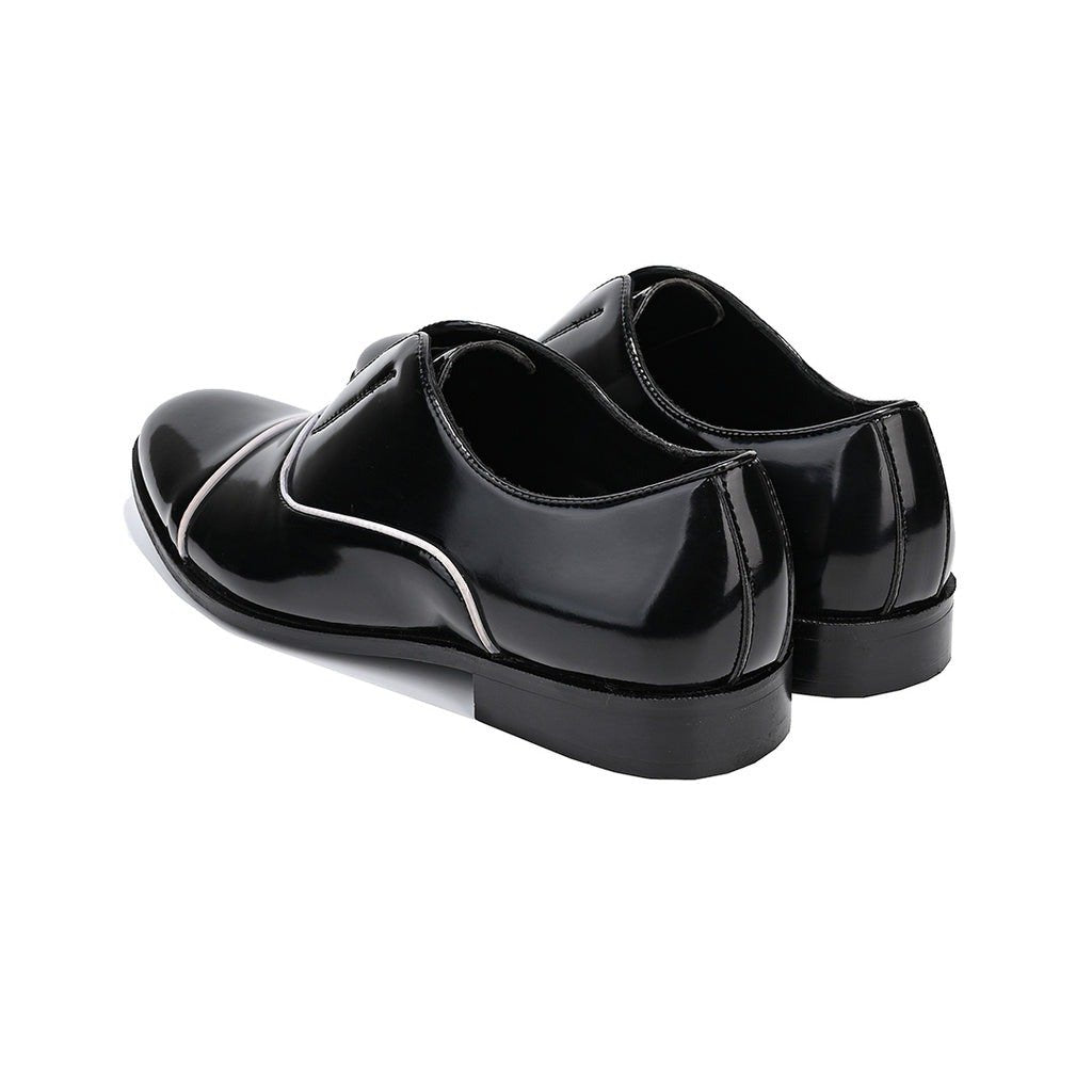 The Alternate Black Patent Slip-Ons