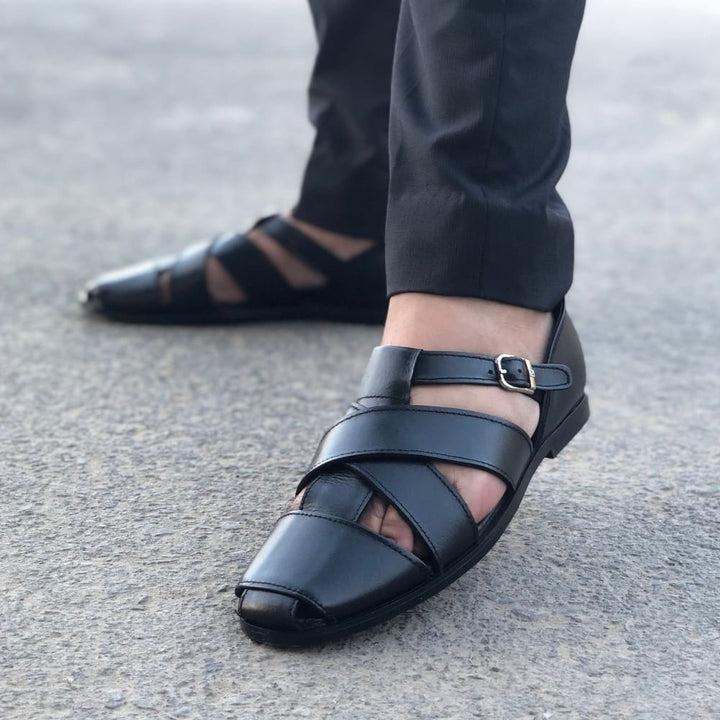LE Pure Leather Handmade Cross Choco-311