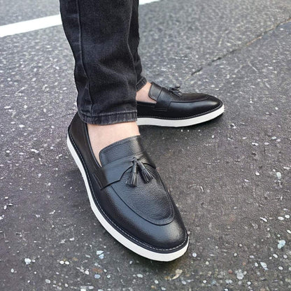 Degora Pure Leather Handmade Shoes- 2422 Black
