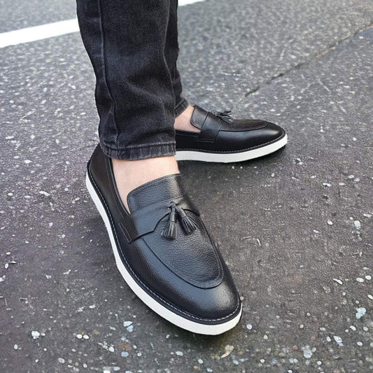 Degora Pure Leather Handmade Shoes- 2422 Black