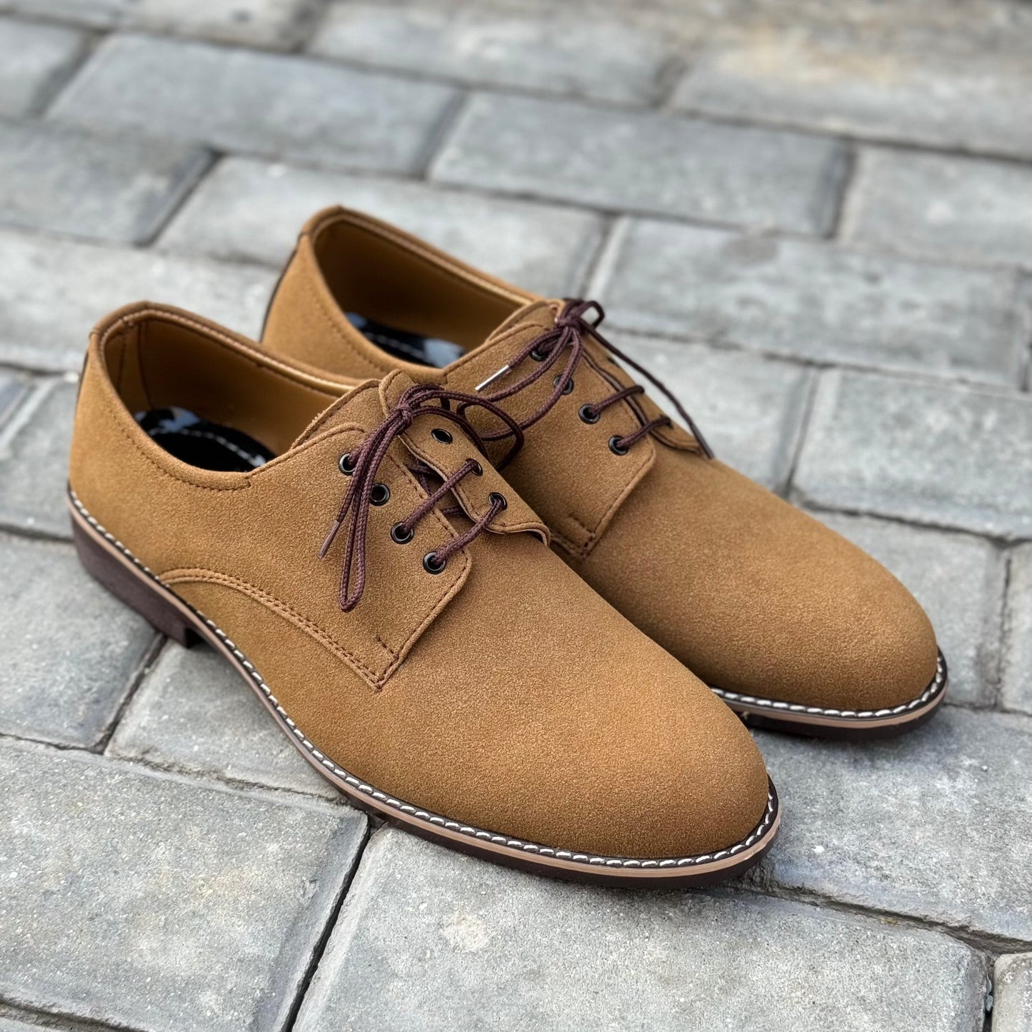 Handmade Sueded Lace Shoes