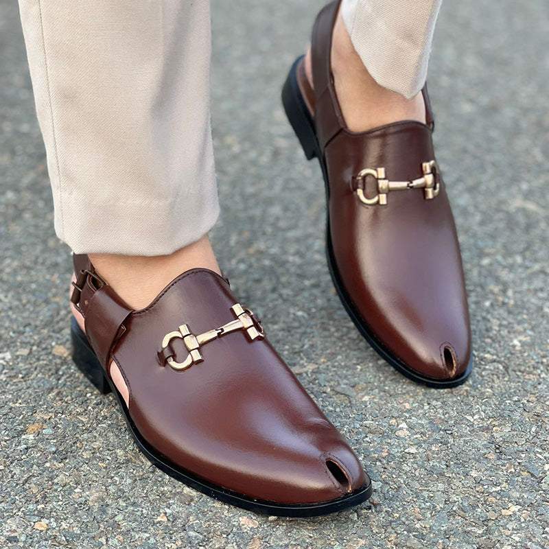 The Unique Brown/Black Leather Kheri