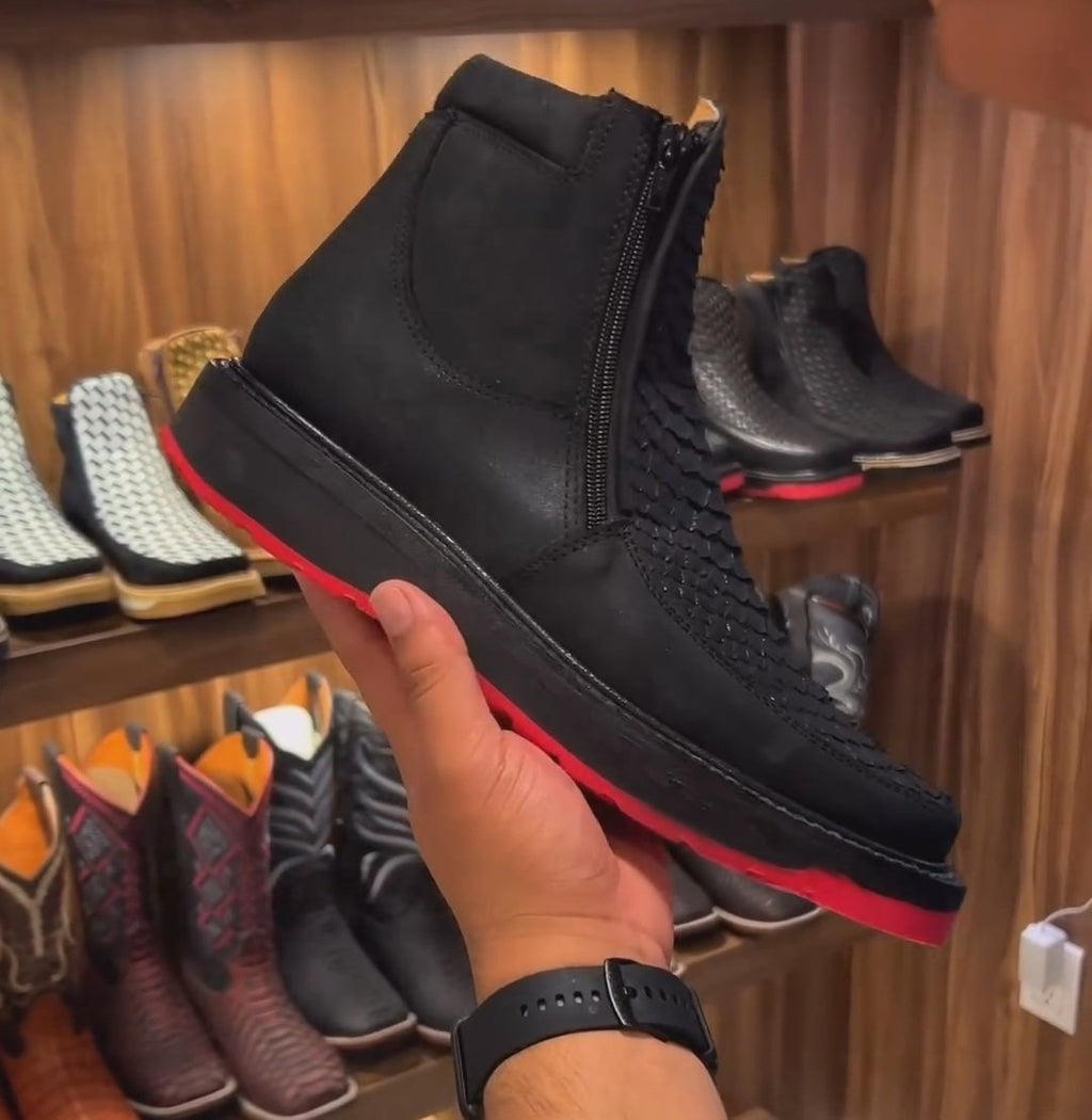 Italian Classic Python Boots