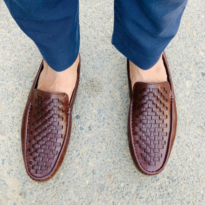 Handmade black loafer 0024