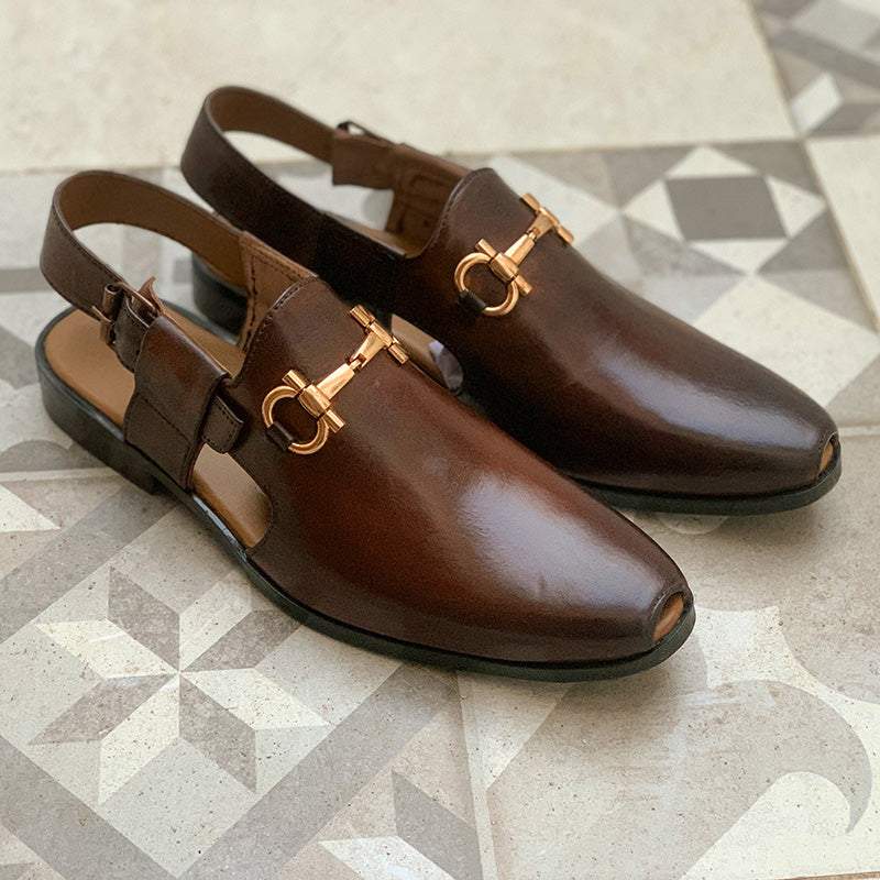 The Unique Brown/Black Leather Kheri
