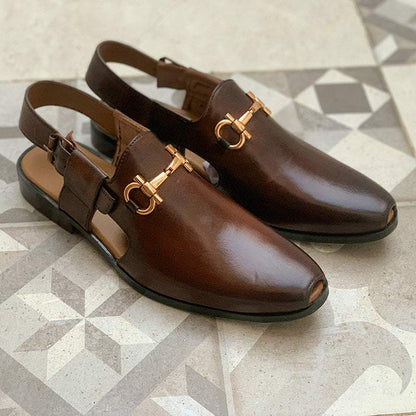The Unique Brown/Black Leather Kheri