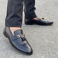 LE Pure Leather Handmade Unique Black-114