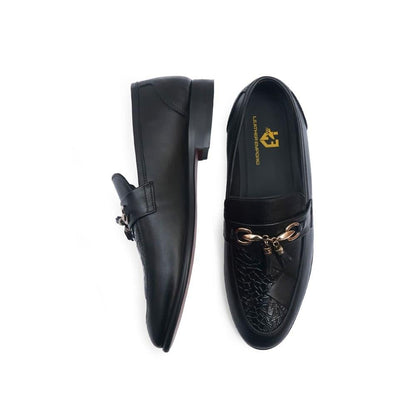 LE Pure Leather Handmade Unique Black-114