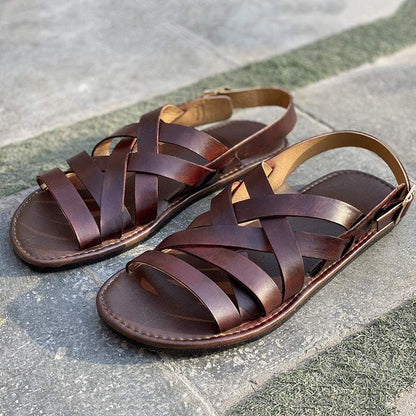 The Slingback Leather Sandal