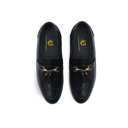 LE Pure Leather Handmade Unique Black-114
