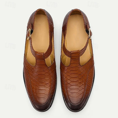 Men's genuine leather sandals