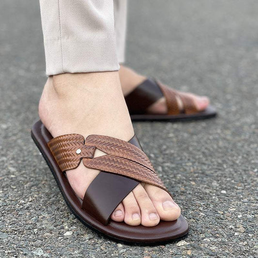 Degora Pure Leather Handmade Chappal Sandals