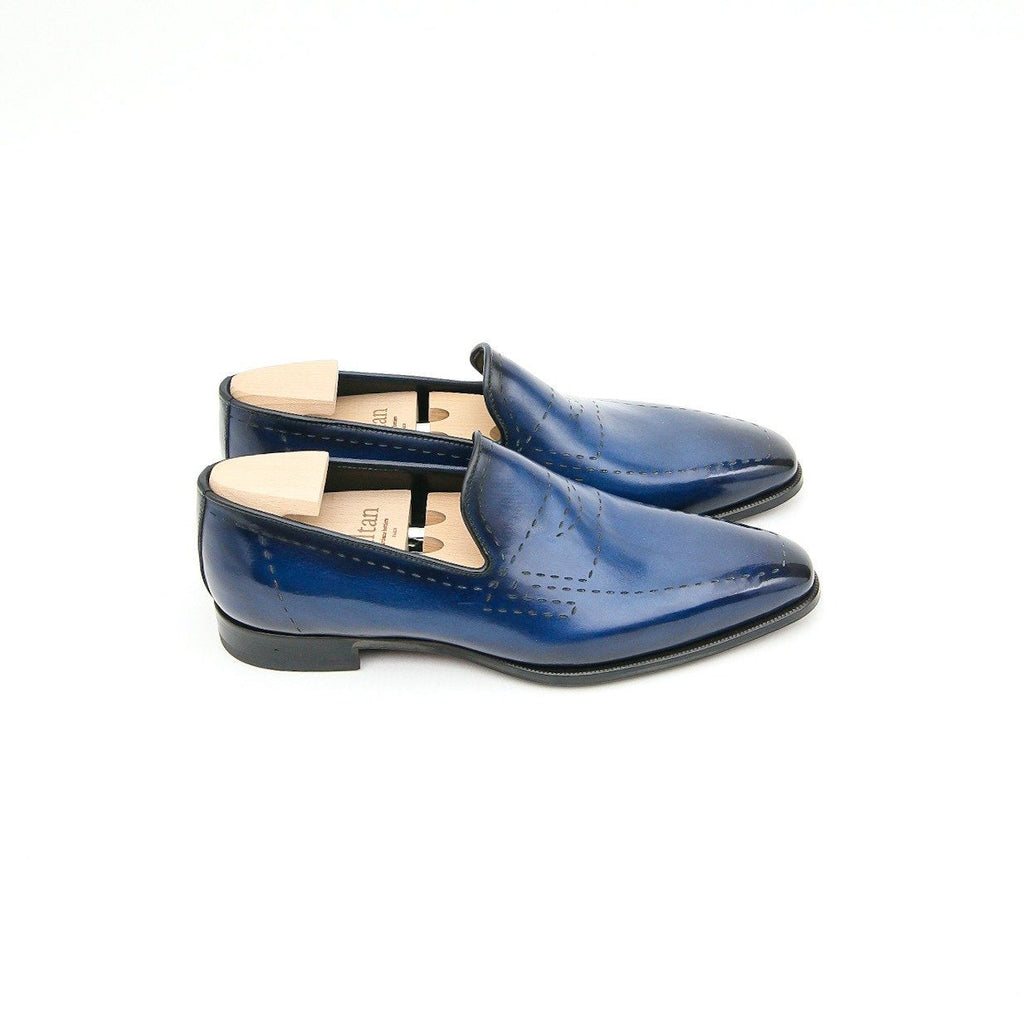 Wholecut Loafer and laser pattern