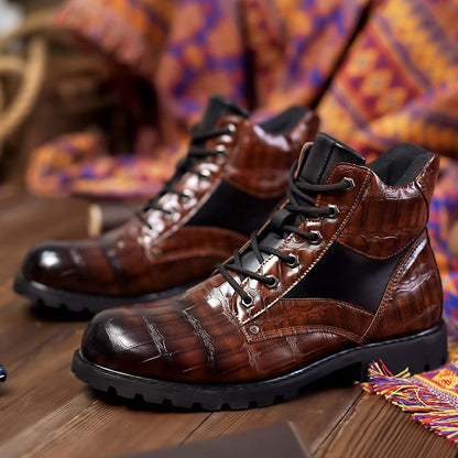 Fashion Men's Mid Boots Martin Boots