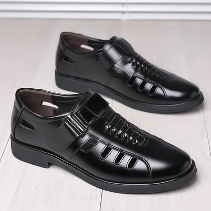 Casual Business Hollowed Out Leather Shoes