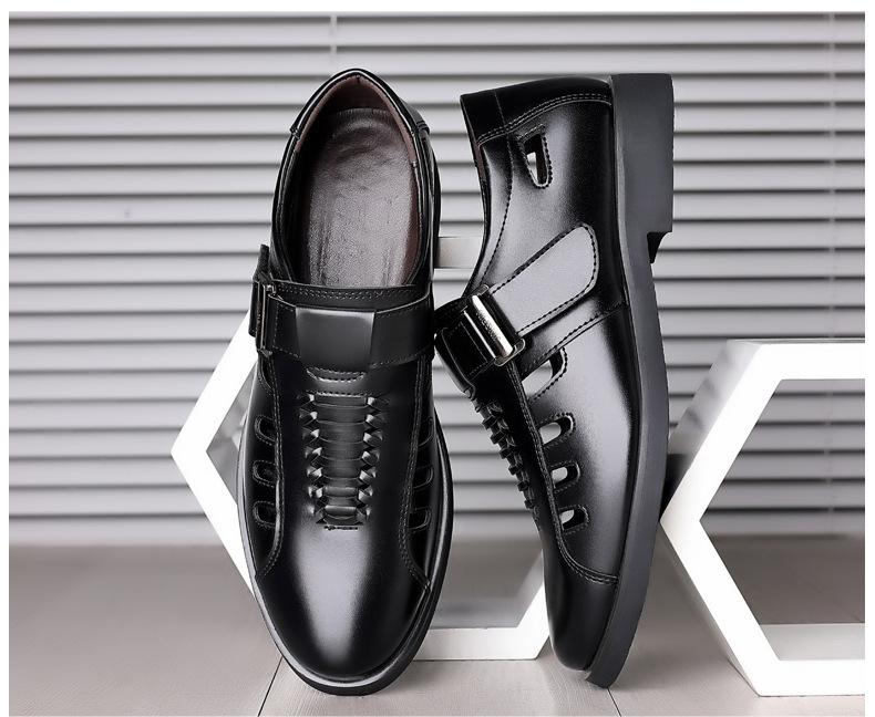 Casual Business Hollowed Out Leather Shoes