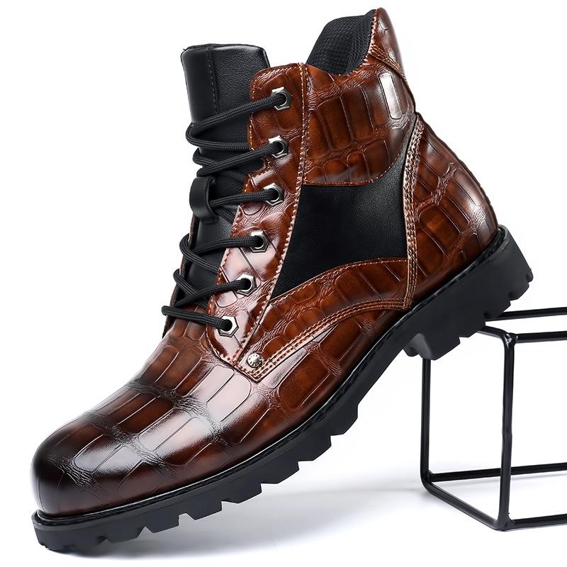 Fashion Men's Mid Boots Martin Boots