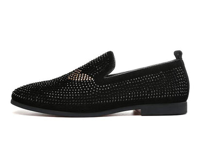 Men's Monster Rhinestone Loafers